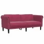 2-Sitzer-Sofa aus rotem Samt von vidaXL, Sofas - Ref: Foro24-372579, Preis: 245,48 €, Rabatt: %
