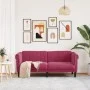 2-Sitzer-Sofa aus rotem Samt von vidaXL, Sofas - Ref: Foro24-372579, Preis: 245,48 €, Rabatt: %
