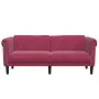 2-Sitzer-Sofa aus rotem Samt von vidaXL, Sofas - Ref: Foro24-372579, Preis: 245,48 €, Rabatt: %