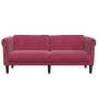 Sofá de 2 plazas terciopelo rojo tinto de vidaXL, Sofás - Ref: Foro24-372579, Precio: 250,19 €, Descuento: %