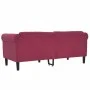 2-Sitzer-Sofa aus rotem Samt von vidaXL, Sofas - Ref: Foro24-372579, Preis: 245,48 €, Rabatt: %