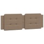 Estructura de cama con luces LED cuero PE capuchino 160x200 cm de vidaXL, Camas y somieres - Ref: Foro24-3214121, Precio: 224...