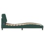 Estructura cama con cabecero terciopelo verde oscuro 100x200 cm de vidaXL, Camas y somieres - Ref: Foro24-3207908, Precio: 13...