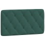 Estructura cama con cabecero terciopelo verde oscuro 100x200 cm de vidaXL, Camas y somieres - Ref: Foro24-3207908, Precio: 13...
