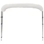 Toldo Bimini de 3 arcos blanco 183x140x137 cm de vidaXL, Cubiertas para almacenamiento de barcas - Ref: Foro24-92360, Precio:...
