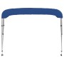 Toldo Bimini de 3 arcos azul 183x160x137 cm de vidaXL, Cubiertas para almacenamiento de barcas - Ref: Foro24-92364, Precio: 1...