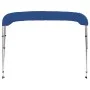 Toldo Bimini de 3 arcos azul 183x160x137 cm de vidaXL, Cubiertas para almacenamiento de barcas - Ref: Foro24-92364, Precio: 1...