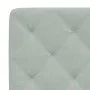 Bed with light gray velvet mattress 140x190 cm by vidaXL, Beds and slatted bases - Ref: Foro24-3208652, Price: 377,02 €, Disc...