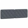 Cama con colchón terciopelo gris oscuro 160x200 cm de vidaXL, Camas y somieres - Ref: Foro24-3208665, Precio: 448,72 €, Descu...
