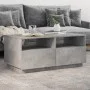 Coffee table with LED lights concrete gray 90x49x40 cm by vidaXL, Coffee table - Ref: Foro24-839836, Price: 92,02 €, Discount: %