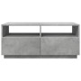 Mesa de centro con luces LED gris hormigón 90x49x40 cm de vidaXL, Mesas de centro - Ref: Foro24-839836, Precio: 80,56 €, Desc...