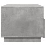 Mesa de centro con luces LED gris hormigón 90x49x40 cm de vidaXL, Mesas de centro - Ref: Foro24-839836, Precio: 80,56 €, Desc...