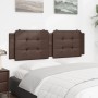 Cabecero de cama acolchado cuero sintético marrón 160 cm de vidaXL, Cabeceros y pies de cama - Ref: Foro24-374868, Precio: 44...