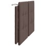 Cabecero de cama acolchado cuero sintético marrón 160 cm de vidaXL, Cabeceros y pies de cama - Ref: Foro24-374868, Precio: 44...