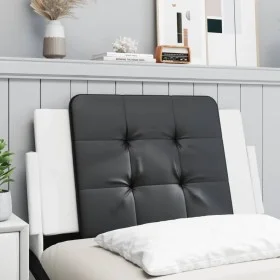 Schwarz-weißes gepolstertes Bettkopfteil aus Kunstleder, 90 cm von vidaXL, Kopf- und Fußteile - Ref: Foro24-374842, Preis: 31...