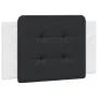 Schwarz-weißes gepolstertes Bettkopfteil aus Kunstleder, 90 cm von vidaXL, Kopf- und Fußteile - Ref: Foro24-374842, Preis: 31...