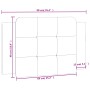 Cabecero de cama acolchado cuero sintético negro y blanco 90 cm de vidaXL, Cabeceros y pies de cama - Ref: Foro24-374842, Pre...
