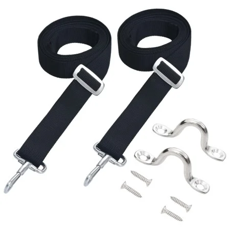 Straps for bimini top 2 units fabric and stainless steel by vidaXL, Boat accessories and parts - Ref: Foro24-92388, Price: 18...