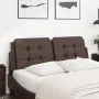 Brown synthetic leather padded headboard 140 cm by vidaXL, Headboards and footboards - Ref: Foro24-374861, Price: 44,00 €, Di...