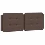 Brown synthetic leather padded headboard 140 cm by vidaXL, Headboards and footboards - Ref: Foro24-374861, Price: 44,00 €, Di...