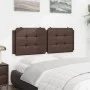 Brown synthetic leather padded headboard 140 cm by vidaXL, Headboards and footboards - Ref: Foro24-374861, Price: 44,00 €, Di...