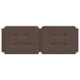 Brown synthetic leather padded headboard 140 cm by vidaXL, Headboards and footboards - Ref: Foro24-374861, Price: 44,00 €, Di...