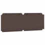 Cabecero de cama acolchado cuero sintético marrón 140 cm de vidaXL, Cabeceros y pies de cama - Ref: Foro24-374861, Precio: 45...