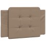 Estructura de cama con LED cuero sintético capuchino 100x200 cm de vidaXL, Camas y somieres - Ref: Foro24-3214093, Precio: 14...