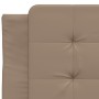 Estructura de cama con LED cuero sintético capuchino 100x200 cm de vidaXL, Camas y somieres - Ref: Foro24-3214093, Precio: 14...