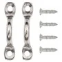 Straps for bimini top 2 units fabric and stainless steel by vidaXL, Boat accessories and parts - Ref: Foro24-92388, Price: 18...