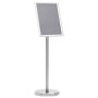 Soporte de pie para carteles A4 aleación de aluminio plateado de vidaXL, Mostradores - Ref: Foro24-51209, Precio: 33,54 €, De...