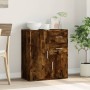 Aparador de madera de ingeniería roble ahumado 60x31x70 cm de vidaXL, Aparadores - Ref: Foro24-840482, Precio: 75,69 €, Descu...