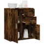 Aparador de madera de ingeniería roble ahumado 60x31x70 cm de vidaXL, Aparadores - Ref: Foro24-840482, Precio: 75,69 €, Descu...