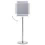 Soporte de pie para carteles A4 aleación de aluminio plateado de vidaXL, Mostradores - Ref: Foro24-51209, Precio: 33,54 €, De...