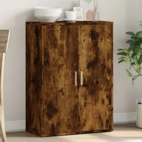 Sideboard aus geräuchertem Eichenholzwerkstoff, 60 x 31 x 84 cm von vidaXL, Sideboards - Ref: Foro24-840489, Preis: 72,41 €, ...