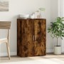 Aparador de madera de ingeniería roble ahumado 60x31x84 cm de vidaXL, Aparadores - Ref: Foro24-840489, Precio: 73,59 €, Descu...