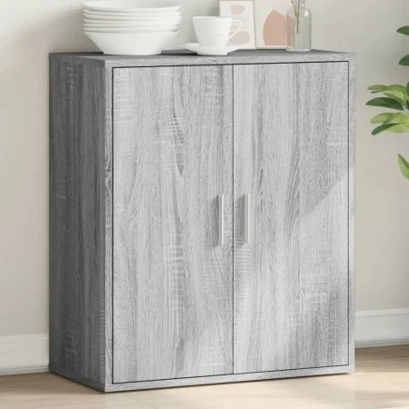Aparador de madera de ingeniería gris Sonoma 79x38x80 cm de vidaXL, Aparadores - Ref: Foro24-840518, Precio: 92,96 €, Descuen...