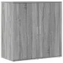 Aparador de madera de ingeniería gris Sonoma 79x38x80 cm de vidaXL, Aparadores - Ref: Foro24-840518, Precio: 92,96 €, Descuen...