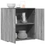 Aparador de madera de ingeniería gris Sonoma 79x38x80 cm de vidaXL, Aparadores - Ref: Foro24-840518, Precio: 92,96 €, Descuen...