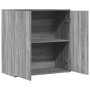 Aparador de madera de ingeniería gris Sonoma 79x38x80 cm de vidaXL, Aparadores - Ref: Foro24-840518, Precio: 98,37 €, Descuen...