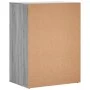 Aparador de madera de ingeniería gris Sonoma 60x39x80 cm de vidaXL, Aparadores - Ref: Foro24-840532, Precio: 93,25 €, Descuen...