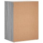 Aparador de madera de ingeniería gris Sonoma 60x39x80 cm de vidaXL, Aparadores - Ref: Foro24-840532, Precio: 95,49 €, Descuen...