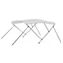 Weiße 3-Bogen-Bimini-Markise 183x180x137 cm von vidaXL, Aufbewahrungsabdeckungen für Boote - Ref: Foro24-92361, Preis: 137,04...