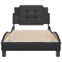 Estructura de cama con cabecero cuero sintético negro 80x200 cm de vidaXL, Camas y somieres - Ref: Foro24-3208142, Precio: 12...