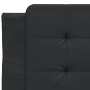 Estructura de cama con cabecero cuero sintético negro 90x190 cm de vidaXL, Camas y somieres - Ref: Foro24-3208149, Precio: 13...