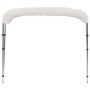 Toldo Bimini de 3 arcos blanco 183x180x137 cm de vidaXL, Cubiertas para almacenamiento de barcas - Ref: Foro24-92361, Precio:...