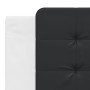 Estructura de cama con cabecero cuero sintético blanco y negro de vidaXL, Camas y somieres - Ref: Foro24-3208204, Precio: 232...