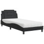 Cama con colchón cuero sintético negro 80x200 cm de vidaXL, Camas y somieres - Ref: Foro24-3208824, Precio: 251,56 €, Descuen...