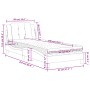 Cama con colchón cuero sintético blanco 90x200 cm de vidaXL, Camas y somieres - Ref: Foro24-3208839, Precio: 264,97 €, Descue...