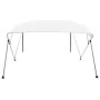 Bimini-Top mit 4 weißen Bögen 243 x 196 x 137 cm von vidaXL, Aufbewahrungsabdeckungen für Boote - Ref: Foro24-92368, Preis: 1...